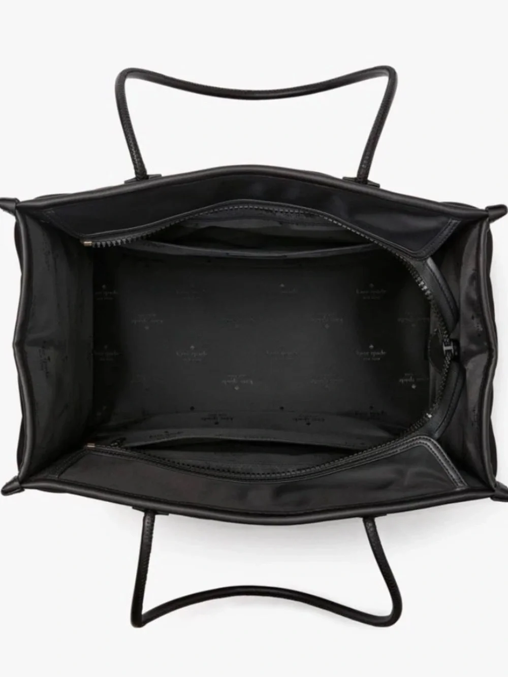 Kate Spade New York Ella Puffer Black Quilted Extra Large Tote Bag